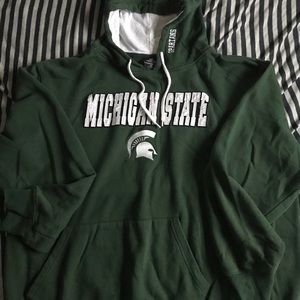 Michigan State XXL cozy warm pullover mens hoodie